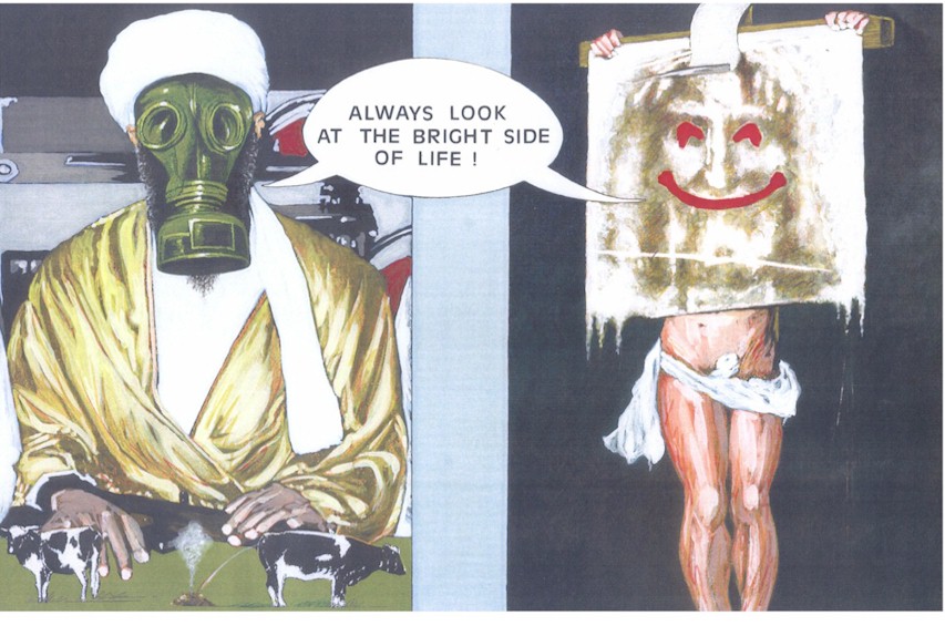 Dutch cartoon, Jesus 