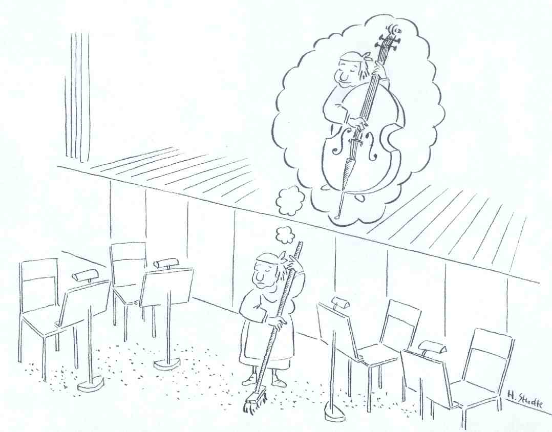 Germany cartoon, maid's fantasy