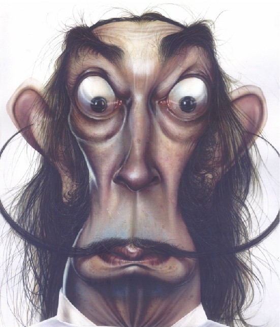 Dali caricature, Italia cartoon