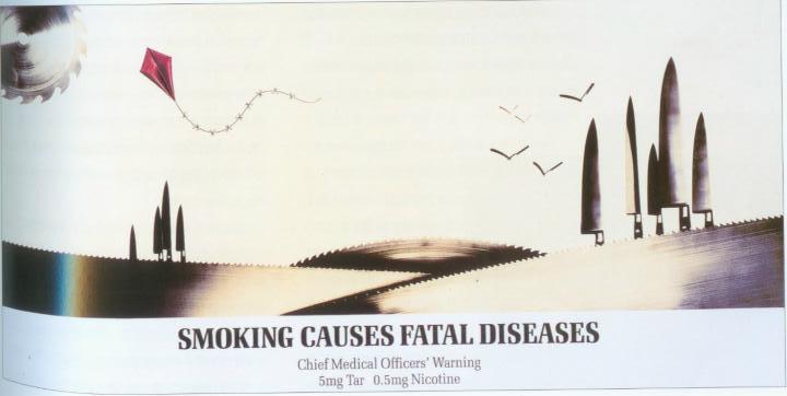 knife as tree, lawn, mountain